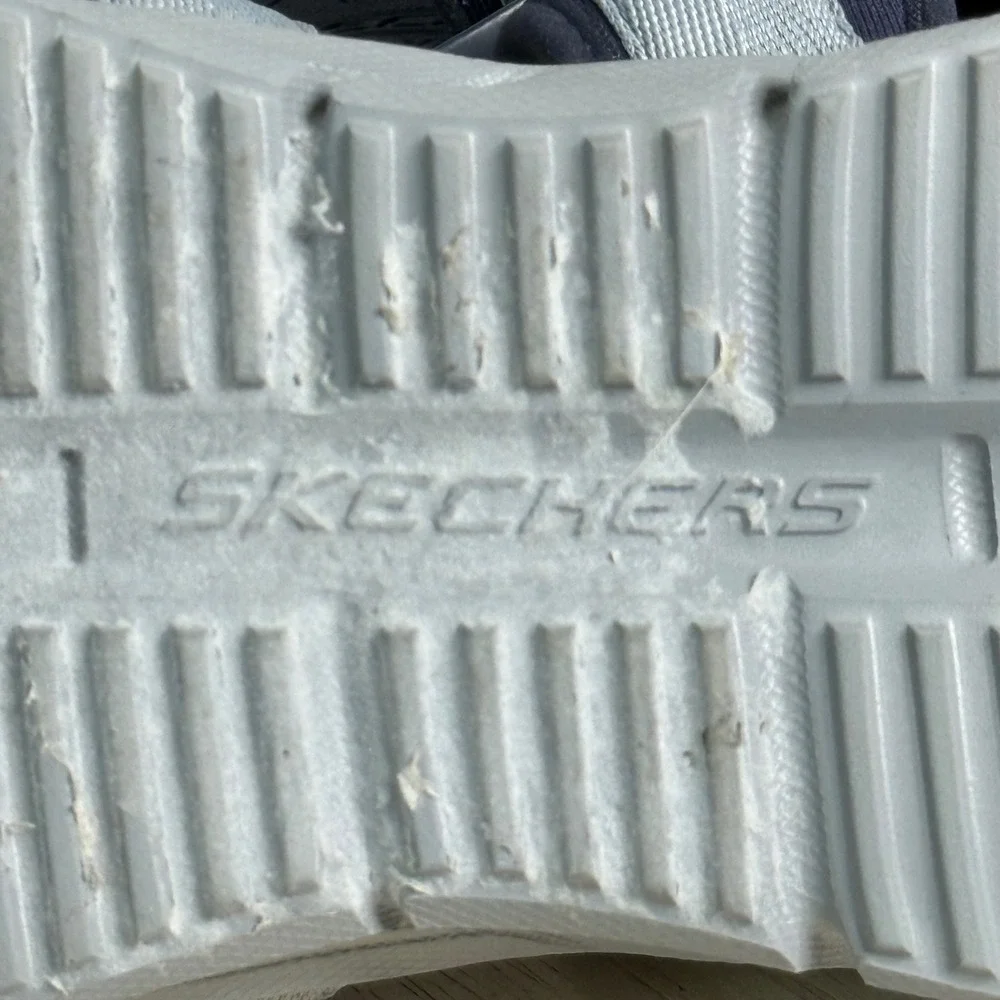 Skechers Relaxed Fit Mens‎ Navy Grey Athletic Hiking Sandals 237050 Size 12